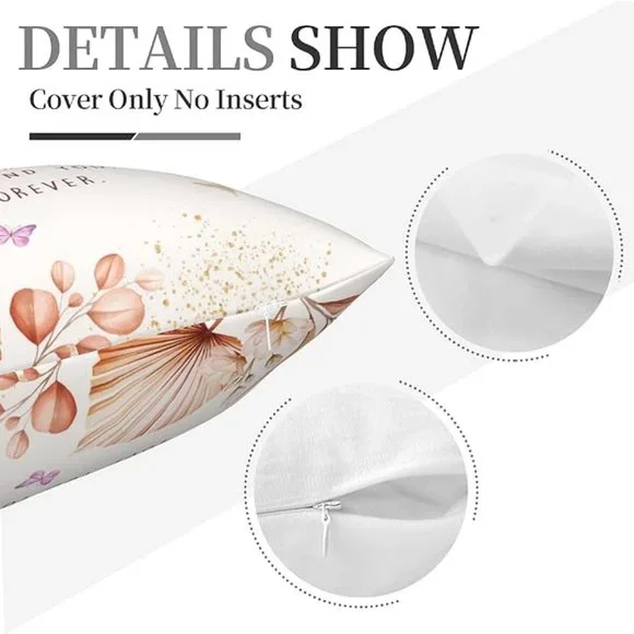 Bestie Gifts for Women Gift Throw Pillow Cover -PILLOWCASE ONLY, NO INSERT - Picture 4 of 5